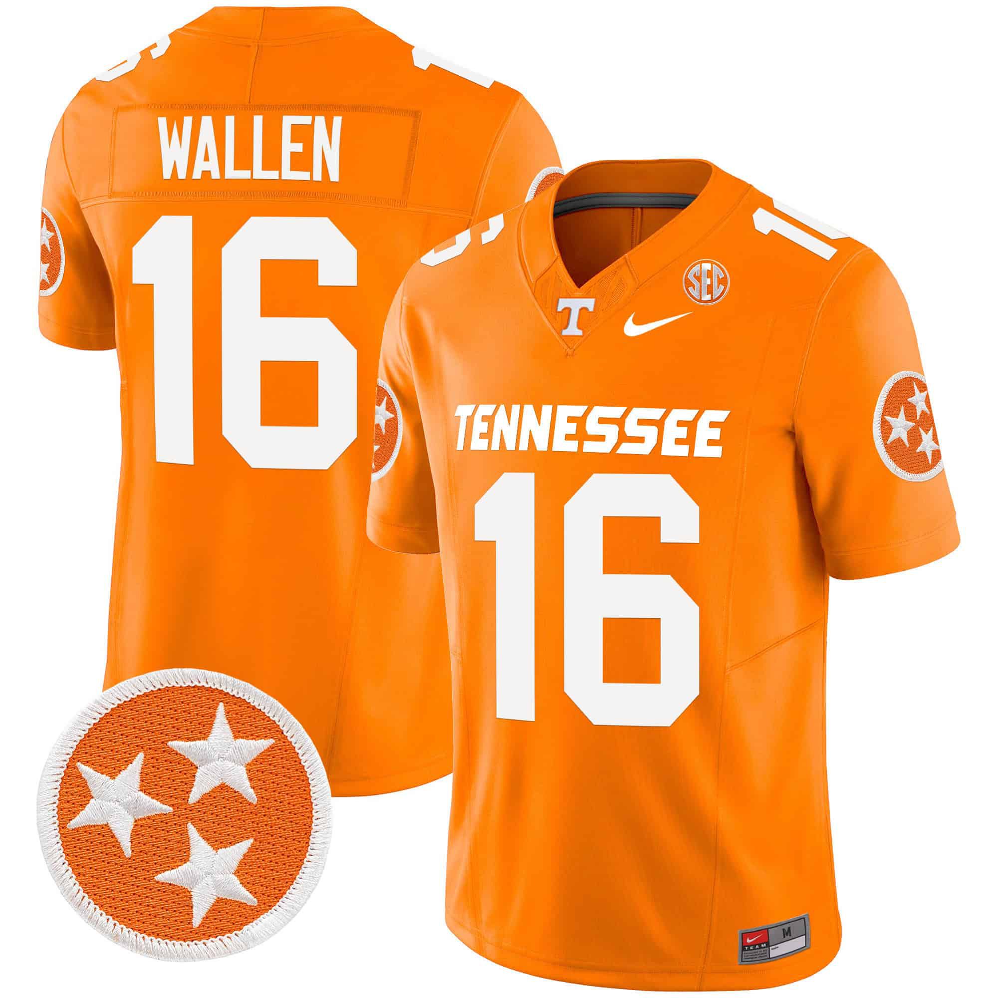 Men Tennessee Volunteers #16 Wallen Orange 2024 Nike Vapor Limited NCAA Jersey->indianapolis colts->NFL Jersey